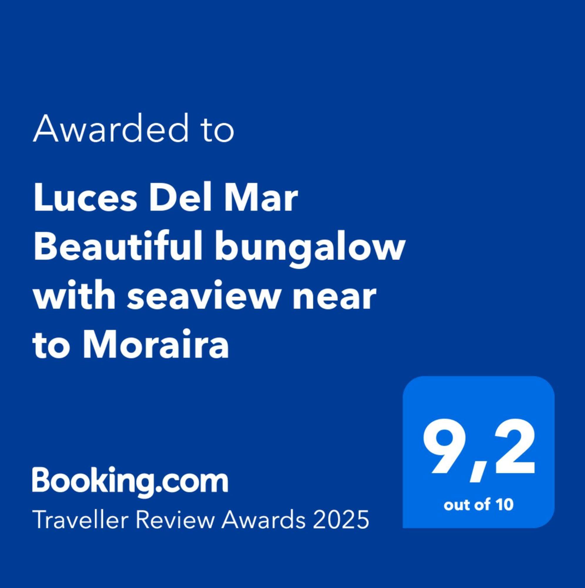 Luces Del Mar Beautiful Bungalow With Seaview Near To Moraira Бенитачель Экстерьер фото